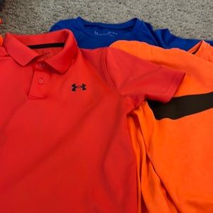 Variety of boys shirts. All size medium. All like new condition